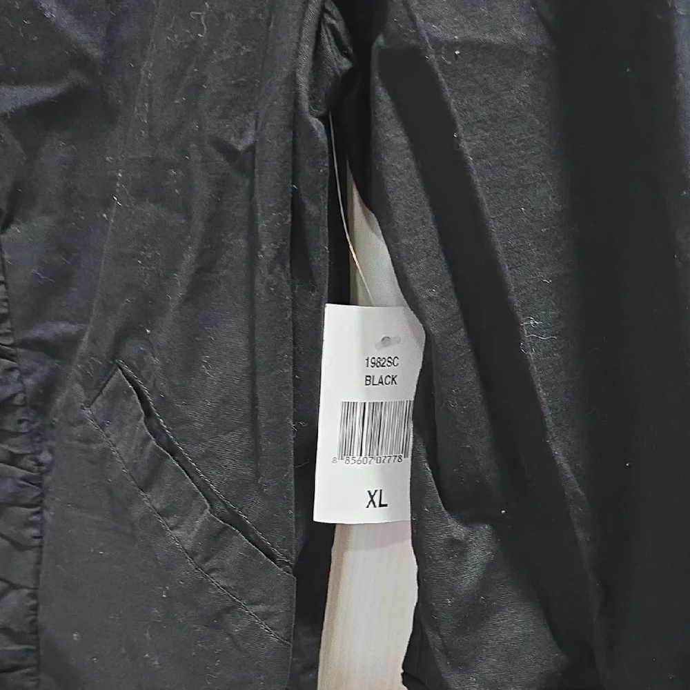 Wearables Black Ruffled Jacket Size XL - Picture 13 of 13